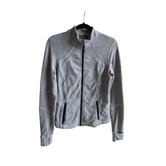 Lululemon Forme Jacket Heathered Herringbone Size 10 - Picture 2 of 10